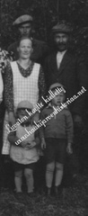 Lempi Portaanpää sekä pojat Kauko ja Kalevi
