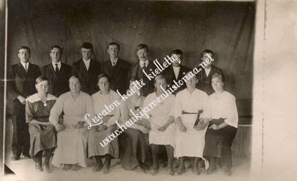 Työväenyhdistyksen ja urheiluosasto Ryhdin johtokunnat 1920-luvun alussa