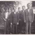 Poikamiesten köydenvetojoukkue 1957 tai 1958